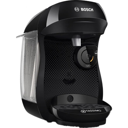 Espressor capsule BOSCH Tassimo Happy Friendly TAS102E, 1400W, Capacitate 0.7L, 15bar, Negru
