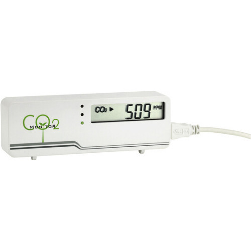 Monitor CO2 AIRCO2NTROL MINI, Monitorizarea concentratia de CO2, Afisarea concentratie, Afisaj semafor LED, Alb