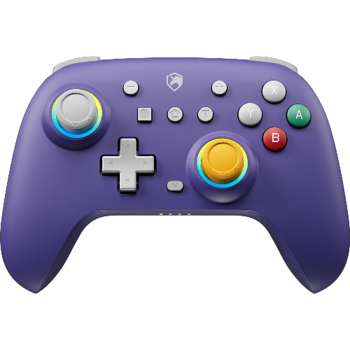Controller Wireless Echtpower ES01, NS/PC/Android/IOS, RGB, DC 5V, Functie Turbo, Purple
