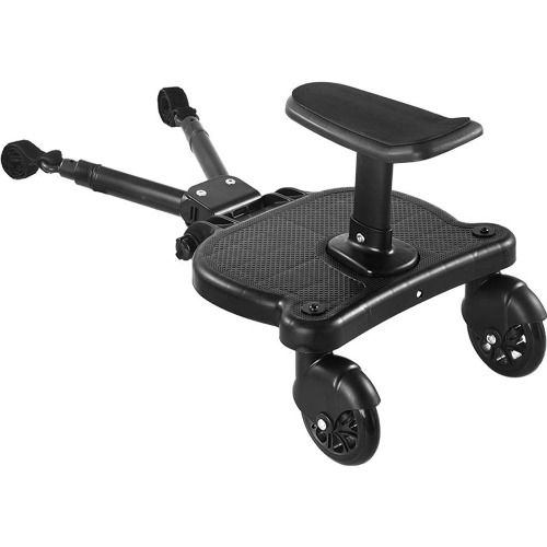 Placa pentru Carucior Buggy Board X001YOWWTB, Pentru Copii, Scaun Detasabil, Negru
