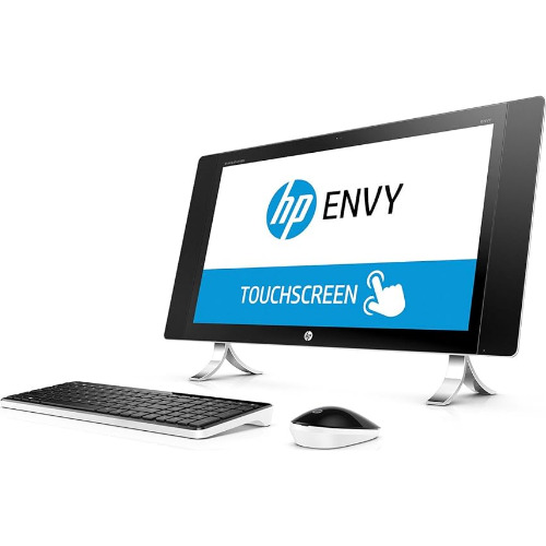 Sistem Desktop All-In-One HP Envy 24-n050nz, Display IPS 23.8 inch, TouchScreen, Procesor Intel Core i5-6400T 2.8GHz, 8 Gb RAM DDR4, SSD 120 Gb, HDD 1 Tb, AMD Radeon R7 A365 4 Gb, Boxe incorporate, USB, HDMI, Ethernet, Tastatura, Mouse