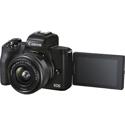 Aparat Foto Mirrorless Canon M50 Mark II + Obiectiv EF-M 15-45mm IS STM
