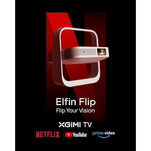 Videoproiector portabil Xgimi Elfin Flip 1080p, 400 ISO lumeni, focalizare automata, WiFi, Bluetooth, HDMI, USB
 Videoproiector portabil Xgimi Elfin Flip 1080p, 400 ISO lumeni, focalizare automata, WiFi, Bluetooth, HDMI, USB