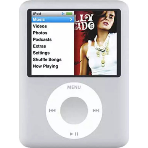 Apple iPod Nano Gen 3, A1236, 8 Gb, Silver
