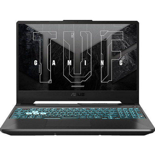 Laptop Gaming Asus TUF A15 FA506N, 15.6 inch FHD 144Hz, AMD Ryzen 5 7535HS, 16 Gb RAM DDR5 4800MHz, SSD 512 Gb NVMe, nVidia GeForce RTX 3050 4 Gb, AURA RGB, Wi-Fi 6, USB 3.2, USB-C, HDMI, Ethernet, Jack 3.5m, Free DOS, Graphite Black
