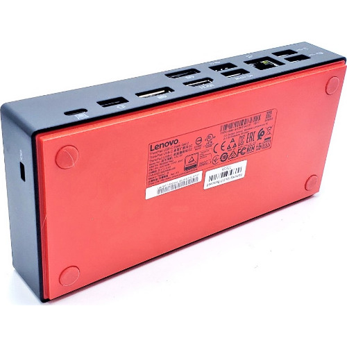 Docking Station Lenovo ThinkPad USB-C Dock Gen2, 1x LDC-G2, HDMI, 2x DisplayPort, 3x USB‑A 3.1, 1x USB‑C, 2x USB‑A 2.0, 1x Audio combo, RJ‑45, Black/Red
 Docking Station Lenovo ThinkPad USB-C Dock Gen2, 1x LDC-G2, HDMI, 2x DisplayPort, 3x USB‑A 3.1, 1x USB‑C, 2x USB‑A 2.0, 1x Audio combo, RJ‑45, Black/Red