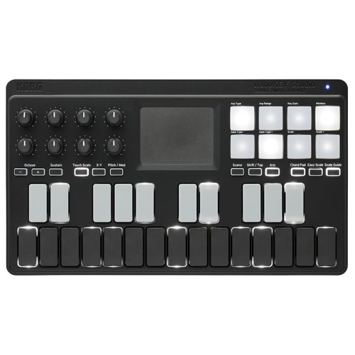 Claviatura MIDI Korg Nanokey-st, 25 Clape, Touch pad XY din seria KAOSS, USB
