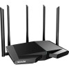 Router Wireless Tenda RX27 PRO, AX5700, Tri-Band, Wi-Fi 6E, 3x LAN, 1x WLAN, Negru