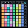 Controler MIDI Novation Launchpad X, 64 Pad-uri, 16 butoane, 81 Leduri RGB, USB-C, Negru