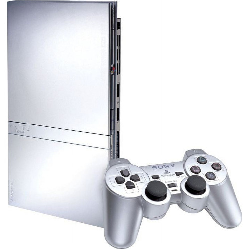 Consola Sony Playstation 2 Slim + Controller, Satin Silver