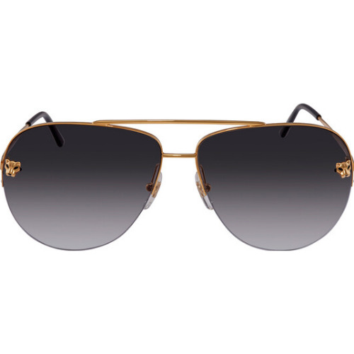 Ochelari de soare barbati Cartier Panthere Pilot CT0065S, Latime Lentile 60mm