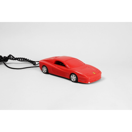 Telefon fix Vintage Ferrari Testarossa 1980, Model CP/6, Rosu