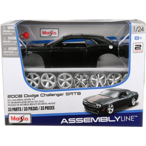 Macheta auto 1:24 Maisto Assembly Line 2008 Dodge Challenger SRT8