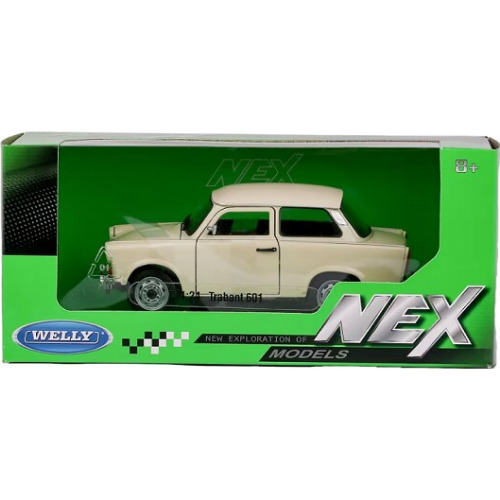 Macheta auto 1:24 Welly NEX Models Trabant 601 Crem