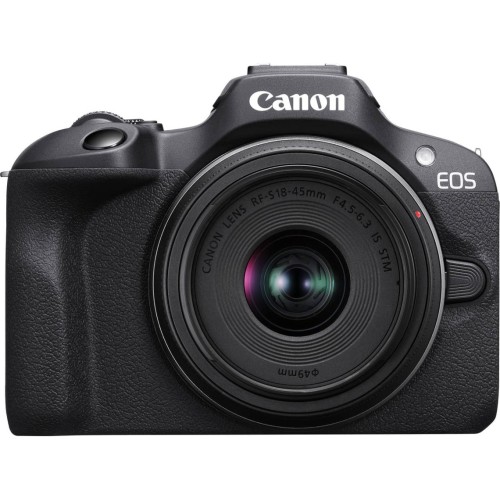 Aparat Foto Mirorless Body Canon EOS R100 24.1 MP, Montura RF, Video 4K, Bluetooth, WiFi, Micro-HDMI, USB-C
