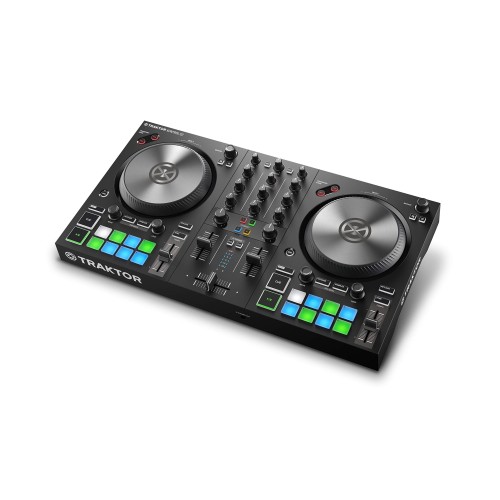Controller DJ Native Instruments Traktor Kotrol S2 MK3,  2 Canale și Canal de Sample Deck, Butoane de Semnalizare Rapidă, 16 Pad-uri RGB, Jack, RCA, USB

