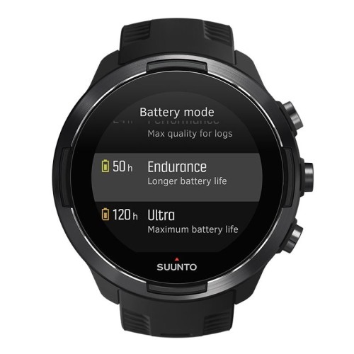 Smartwatch Sport Suunto 9 Gen 1 Baro 50 mm, Sticla Safir, 80 Moduri Sport, GPS, Curea Silicon, Negru
