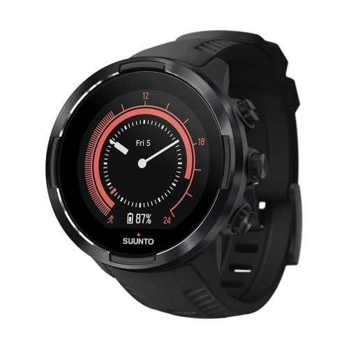 Smartwatch Sport Suunto 9 Gen 1 Baro 50 mm, Sticla Safir, 80 Moduri Sport, GPS, Curea Silicon, Negru
 Smartwatch Sport Suunto 9 Gen 1 Baro 50 mm, Sticla Safir, 80 Moduri Sport, GPS, Curea Silicon, Negru