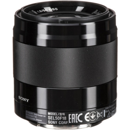 Obiectiv Aparato Foto Sony, Montura E, 50mm, f1.8 OSS, Negru

