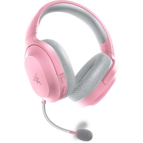 Casti Gaming On Ear Razer RC30-03801, Wireless, USB-C, Jack 3.5 mm, Microfon Detasabil, Roz
