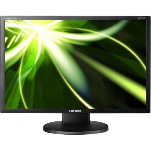 Monitor Samsung 2443BW 24 Inch Wide LCD TN FHD, VGA, DVI, Negru
