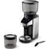 Rasnita electrica de macinat cafea Tchibo, 160W, Recipient boabe 400g, Recipient colectare 100g, 26 setari macinare, Inox