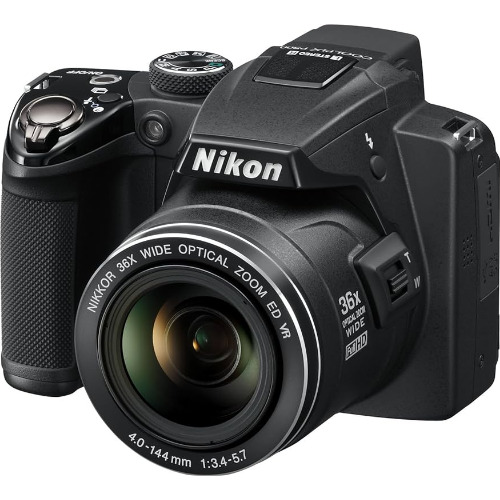 Aparat Foto Nikon Coolpix P500, 12.1 Mpx, Zoom Optic Wide 36x, Full HD 1080p, HDMI, Negru

