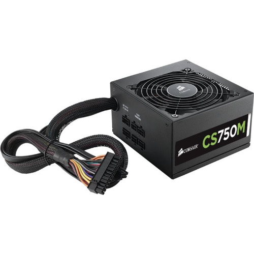 Sursa PC Corsair CS750M 80 PLUS Gold CP-9020078-EU, 750W, ATX 12 V 2.4, EPS 12 V 2.92, Negru