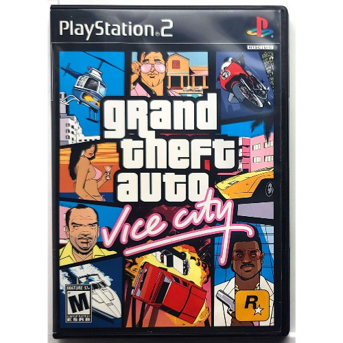 Grand Theft Auto Vice City - Joc PS2(FARA AMBALAJ ORIGINAL)
