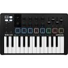 Controller MIDI Arturia MiniLab 3, Ecran LED, 25 clape sensibile la viteza, 2 benzi tactile , 8 pad-uri, USB-C, Negru
