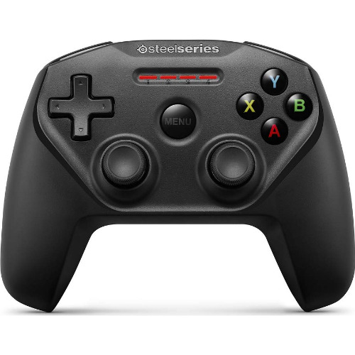 Controller wireless SteelSeries Nimbus 69070, Vibratii, Compatibil PC/iPhone/iPod/Apple TV 4th Gen, Negru
