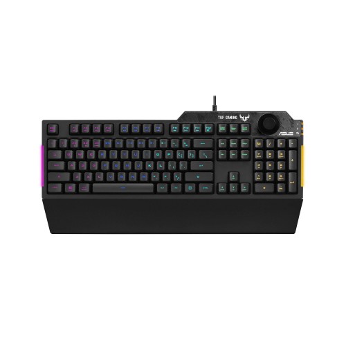 Tastatura Gaming Cu Fir ASUS TUF Gaming K1 RGB, Switchuri Tactile TUF Gaming Cu Rollover, Taste Programabile, USB
