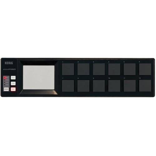 Controller Midi KORG nanoPAD-BK, 12 Butoane Programabile, Pad X-Y, 4 Scene, USB
