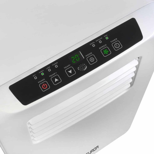 Aparat De Aer Conditionat Eurom PAC 7.2, 7000 BTU, Functie Dezumidificare, Timer, Debit De Aer: 320 m³/h, 2 Trepte De Viteza, 2000 W, Alb
 Aparat De Aer Conditionat Eurom PAC 7.2, 7000 BTU, Functie Dezumidificare, Timer, Debit De Aer: 320 m³/h, 2 Trepte De Viteza, 2000 W, Alb