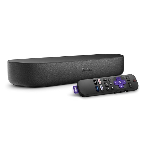 Media Player Roku Streambar, 4K, Hulu, Netflix, Pandora, Prime Video, Vudu, YouTube, Micro-USB, HDMI
