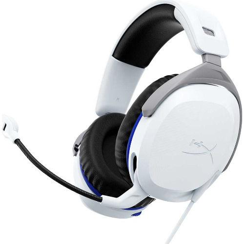 Casti Gaming HyperX Cloud Stinger 2, Spatial Audio, Wired, Multiplatforma, 3.5mm, White
