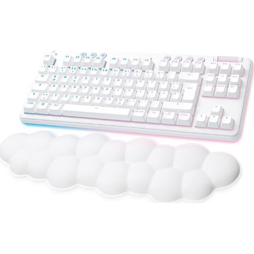 Tastatura Wireless Mecanica Logitech G715 Lighspeed, YR0085, Switch GX Brown, RGB, White
