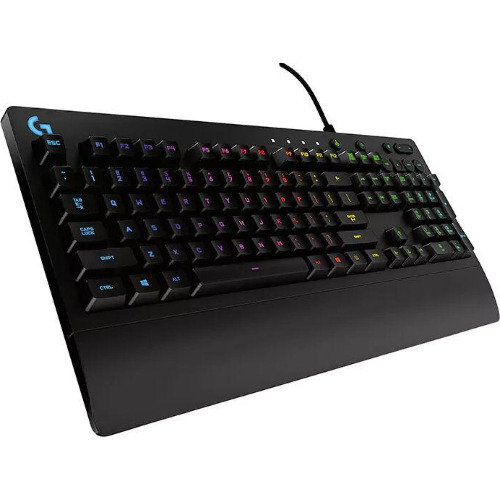 Tastaura Gaming cu fir Logitech Prodigy G213, RGB, 104 Taste, Switch Mech-Dome, Taste Multimedia, Layout US QWERTY, Black
 Tastaura Gaming cu fir Logitech Prodigy G213, RGB, 104 Taste, Switch Mech-Dome, Taste Multimedia, Layout US QWERTY, Black