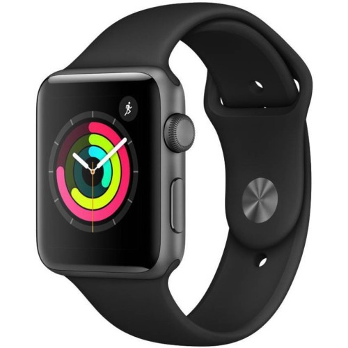 Apple Watch Series 2 42mm, Black Case, Black Strap
