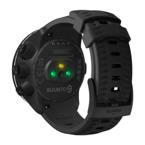 Smartwatch Sport Suunto 9 Gen 1 Baro, 50 mm, Sticla Safir, 80 Moduri Sport, GPS, Curea Silicon, Negru
