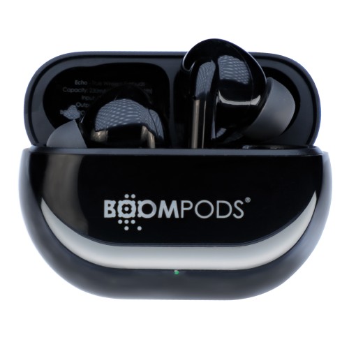 Casti Audio In Ear BoomPods Echo Buds, Control Tactil, Android/iOS, Negru (Produs NOU!)

