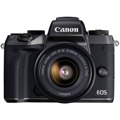 Aparat Foto Mirorrless Canon EOS M5 24 Mp ASPC FHD + Obiectiv Canon 15-45 mm F3.5-6.3 IS STM
