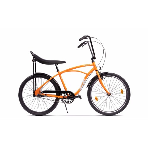 Bicicleta De Oras Pegas Strada 1, Roti 26 Inch, Cadru Aluminiu, Portocaliu
