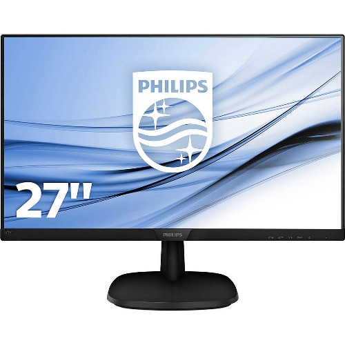 Monitor LED IPS PHILIPS 273V7QDAB/00, 27 inch , Full HD, 75Hz, HDMI, Display Port, VGA,Negru
