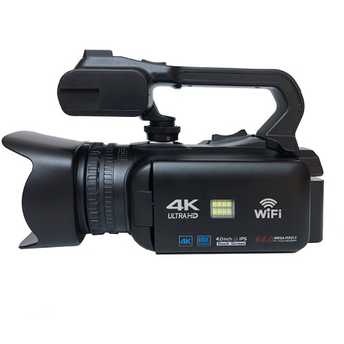 Camera Video Digitala 4K UltraHD, 64 Mp, WiFi, Display IPS TouchScreen, 18xZoom, Negru
