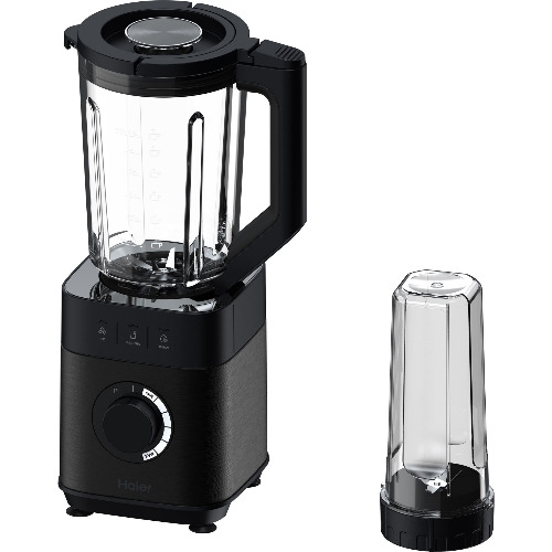 Blender Haier HBL5B2 011, 1200W, corp din metal, program automat de spart gheata si smoothie, negru
 Blender Haier HBL5B2 011, 1200W, corp din metal, program automat de spart gheata si smoothie, negru