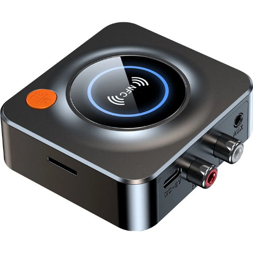 Receiver Wireless Audio C52, Jack 3.5mm, Bluetooth 5.1, NFC, Slot Card TF
