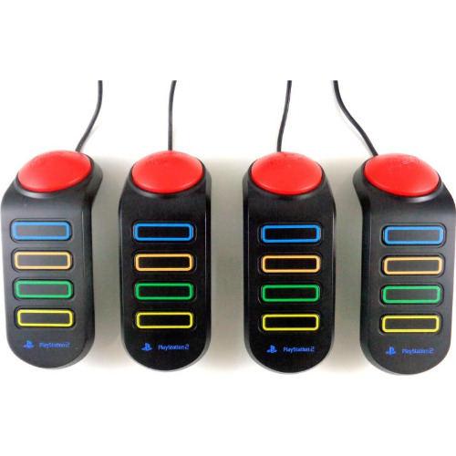 Set 4x Controllere Buzz Play pentru Playstation 2(Fara Joc)
