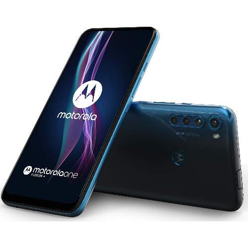 Motorola One Fusion+, 128GB, Dual SIM, 6GB RAM, 4G, Twilight Blue
