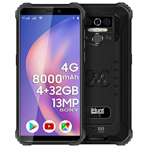iHunt Titan P8000 PRO, 32 Gb, Dual Sim, 4G+,4 Gb RAM, 8000mAh, IP68, Orange/Black
